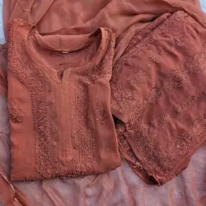 GUL CHIKANKARI SET